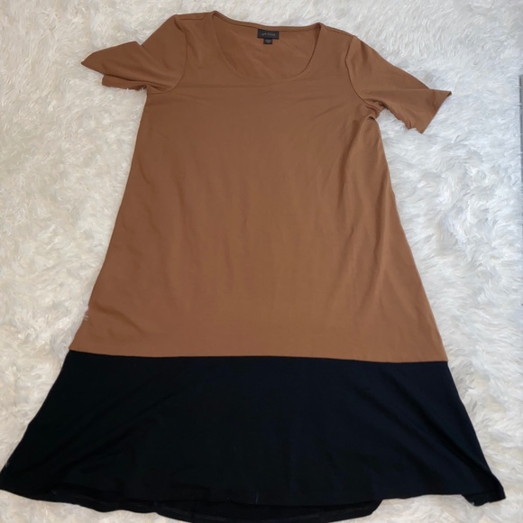 J. Jill Short Sleeve Color Block Dress - Picture 2 of 6